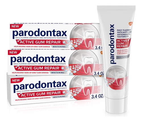 Pasta De Dientes Parodontax Active Gum Repair Blanqueadora 1