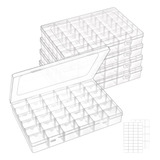 Quefe 5 Pack 36 Rejillas Organizador De Plástico Transparent