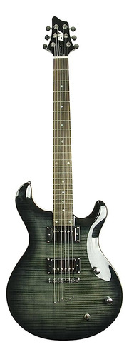 Iyv Guitarra Eléctrica De Cuerpo Sólido Ip-350 Tbk Prs De. Color Trans Black