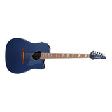 Ibanez Altstar Guitarra Electroacústica Brazo Tipo Electrica Color Azul Material Del Diapasón Walnut Orientación De La Mano Diestro