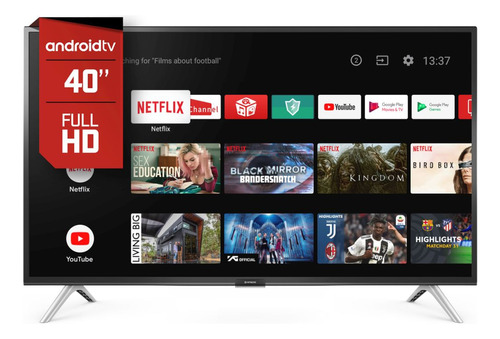Smart Tv 40 Hitachi Full Hd Control P/ Voz Netflix Andrioid