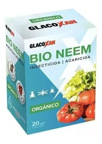 Bio Neem Glacoxan Insecticida Acaricida Orgánico 20cc