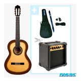 Guitarra Electroacustica Con Amplificador 10w + Acc Outlet