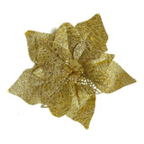 Flor Adorno Arbol De Navidad Oro 22 Cm - Sheshu Navidad