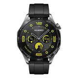 Smartwatch, Huawei, Watch Gt4 46mm,design Geométrico,preto Cor Da Pulseira Preto