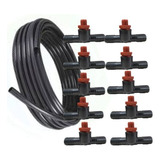 Manguera Polietileno Riego 1 Pulgada K4 100 M Y 10 Conector