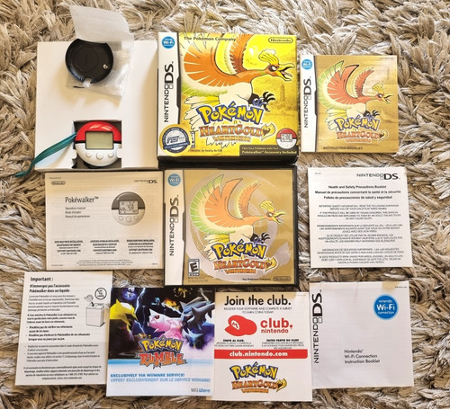 Pokémon Heart Gold Nintendo Ds - Completo 