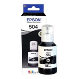 Cartucho De Tinta Original Epson T504 Negro 127ml 