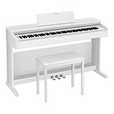 Piano Digital Casio Celviano Ap-270we Branco 88 Teclas