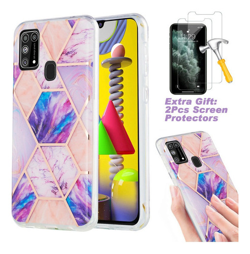 Funda Para Samsung Carcasa De Celular 2 Película De Templado