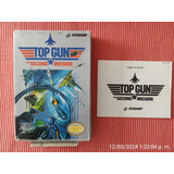 Cartucho Nes Top Gun En Caja Y Manual