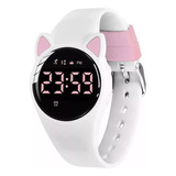 Reloj Digital Deportivo Impermeable Kawaii Para Niños