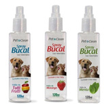 Combo 3 Spray Bucal Contra Mau Halito Pet Boca Cheirosa!