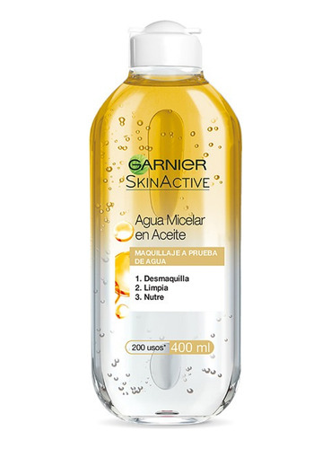 Agua Micelar Skin Active 3en1 X 400 Ml Garnier