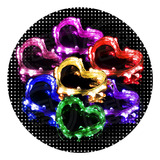 Guirnalda 20 Micro Led Alambre 2 M Ver Colores + Pilas Boton