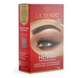 Henna Profissional La Benig 3g Cor Preto 3g