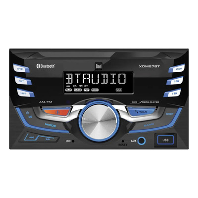 Estéreo Automotor Dual XDM27BT Bluetooth USB Aux Din Simple | Envío gratis