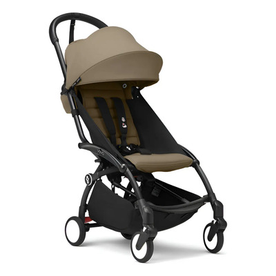 Cochecito de paseo Stokke Yoyo3 color toffee compacto ligero y fácil de plegar | Meses sin interés