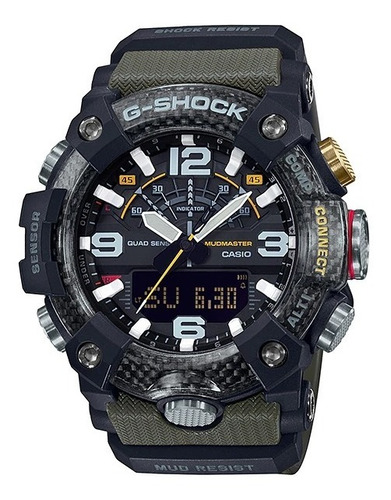 Reloj G-shock Gg-b100-1a3 Wr 200m Sensor Cuadruple Mudmaster