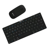 Kit Teclado + Mouse Bluetooth Compativel Ios Android Windows