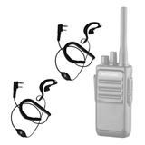 Kit 2 Fone Microfone Para Rádio Comunicador Multilaser Re020