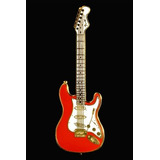 Stratocaster Pin Para Guitarra Eléctrica Color Rojo