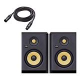 Krk Rokit 7 G4 Par Monitores De Estudio Incluye Cables Xlr