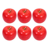 Manzana Artificial Decorativa De Frutas De Plástico, Imitaci