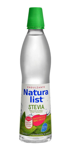 Endulzante Stevia Liquido Naturalist 270 G(3 Unidad)super