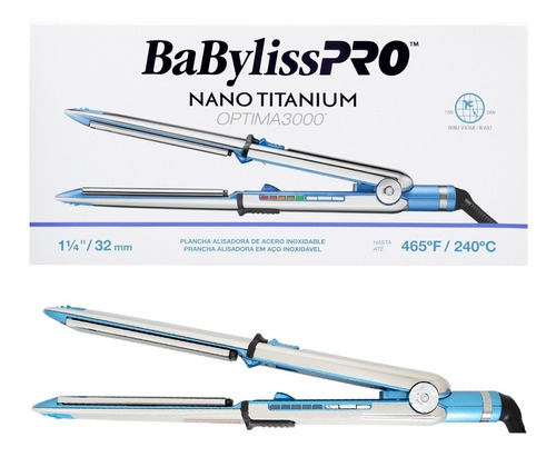 Babyliss Planchita Alisado Plancha Optima 3000 Bivoltaje