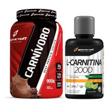 Carnívoro Beef Isolate 900g + L-carnitina 480 Ml Body Action Sabor Limão