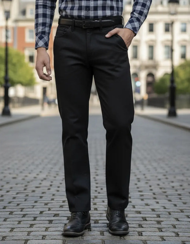 Pantalón Yale Tela Topeka Recto Vaquero