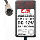 Fonte 12v 2a Para Mesa Controladora Pilot 2000 Dmx One Light