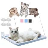 Hamaca Cama De Ventana Para Gato Perro Mascota Color Azul