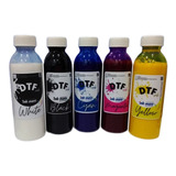 Tinta Dtf Por 120 Ml-kit X 5 Colores 