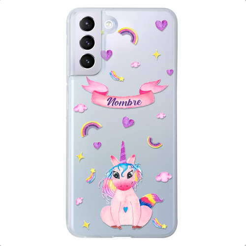 Funda Para Galaxy Unicornio Personalizada Con Nombres