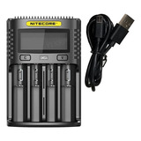 Cargador Universal Batería Litio Ni-mh Lifepo4 Nitecore Ums4