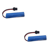 2 Baterias Lítio 3.7v 1000mah 14500 Com Cabo Smp02