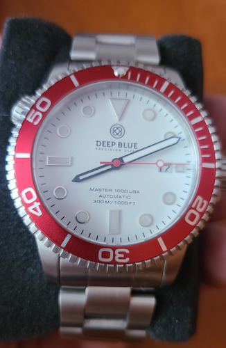 Reloj Deep Blue Master 1000 Usa 44mm 300 Mt