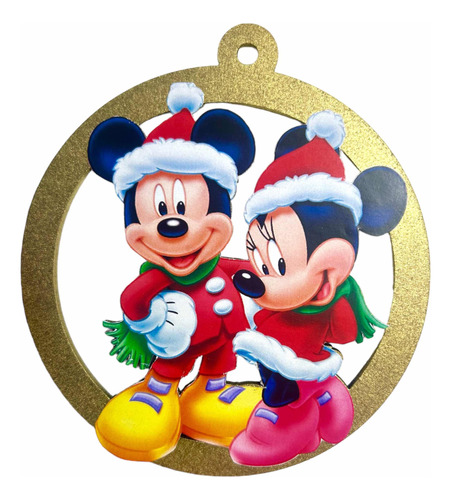 10 Esferas Mickey Mouse Navidad Xmas Minnie Disney