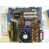 Kit Placa Mãe Asus M2n-vm Hdmi + Proc. Athlon + 2,512 Memor 