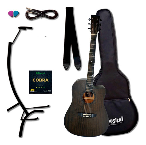 Violão Eletroac Strinberg Fs4d Tos Bag Std Cpt Sup Oferta