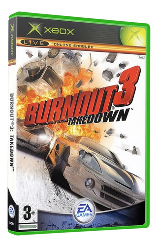 Burnout 3: Takedown - Xbox Clássico - Obs: R1