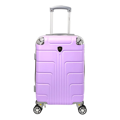 Maleta 20 Pulgadas Sin Documentar Ligera Doble Llanta Candado Jony 003-6 34cm lila diseño rayas | Envío gratis