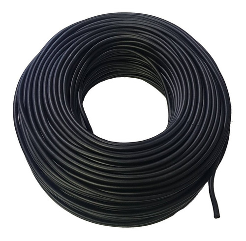 Rollo De Cable Para Microfono Xlr 100 Mts 2x24 Cysamex Negro