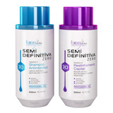 Forever Liss Kit Semi Definitivo Shampoo 3d, Ativador 300ml