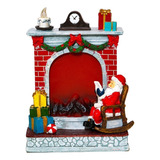 Casa De Neve De Natal Em Resina Em Miniatura, Adorável