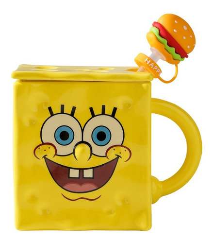 Taza De Cerámica Spongebob Squarepants Para Agua, Tarta, Dax