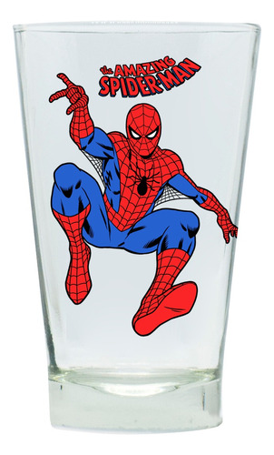 Vaso Hombre Araña Spiderman Marvel Comics Simil Pepsi