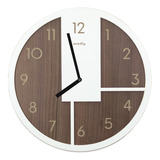 Reloj Madera De Pared - Oliver - 45cm X 45cm